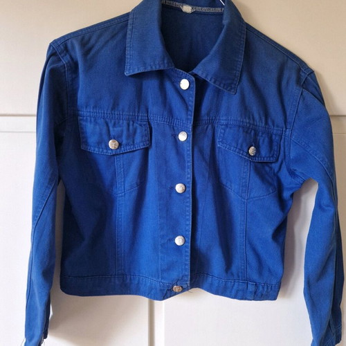 Blue denim jacket like new, no Small-Medium