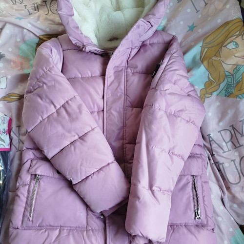 M&S Girls Coat New Light Pink Age 13-14