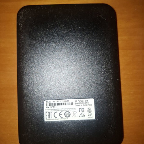 Maxtor M3 Portable 2TB external hard drive with carrying case