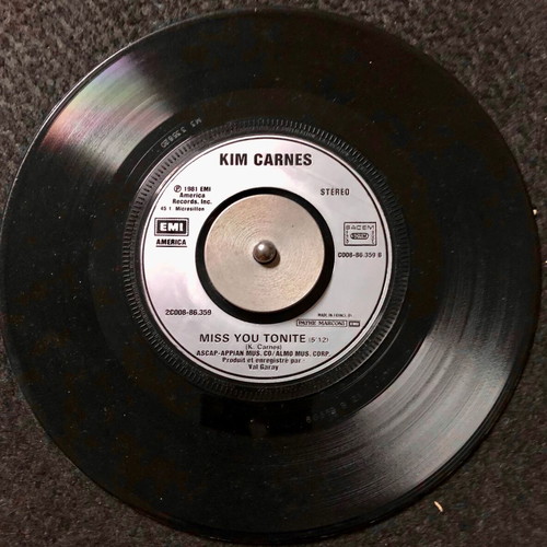 Kim Carnes Bette Davis Eyes vinyl single used, 7", 45 RPM, pop