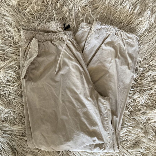 H&M beige loose fit teen pants
