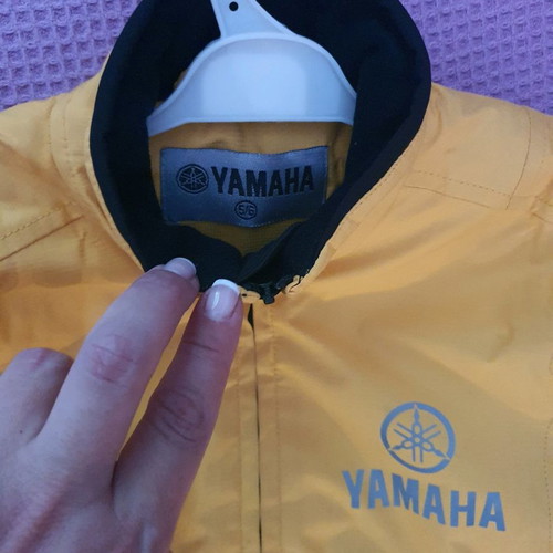 Yamaha kids jacket used, yellow, size 5-6