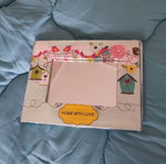 Handmade frame with mirror new 18x14cm