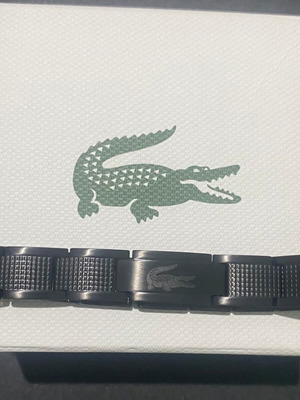 Lacoste chain like new, black