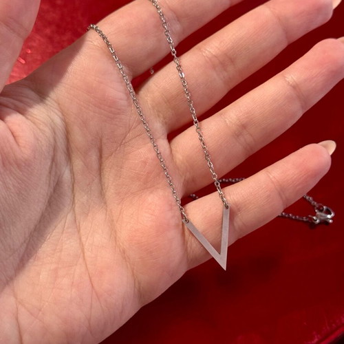 Ozze stainless steel necklace silver color like new