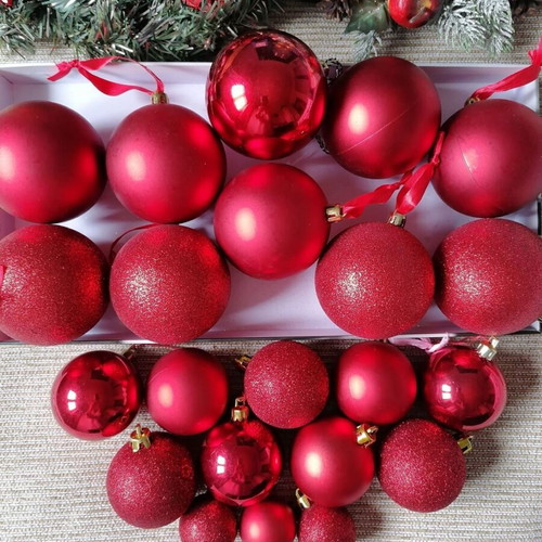 Christmas ornaments used, set of 22 pieces