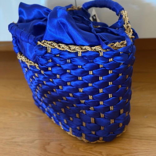 Straw bag Toi&Moi new, blue hand-held