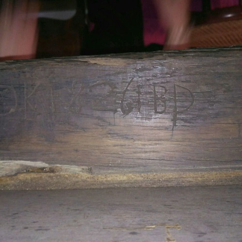 Table from 1826 used, monastic style, solid wood