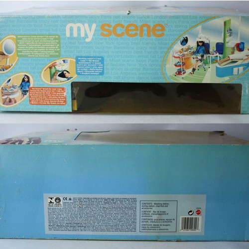 My Scene So Chic Beauty Salon Doll Playset Barbie Mattel new