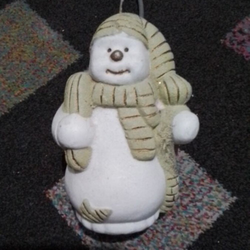 Christmas candle snowman new, size 8x8x20 cm