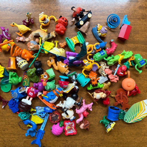 Kinder Surprise figures used, pack of 60+ assorted