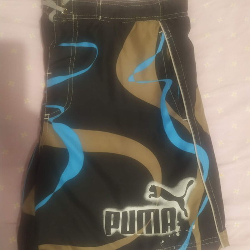 Puma men's swimwear XL, like new, black and blue