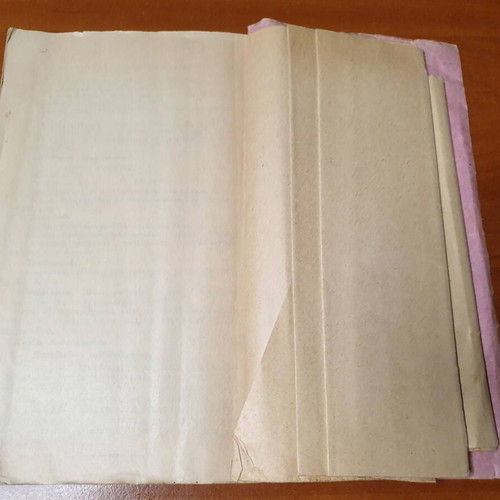 1930 Summary Notes on Gas School Lessons used, military collectible