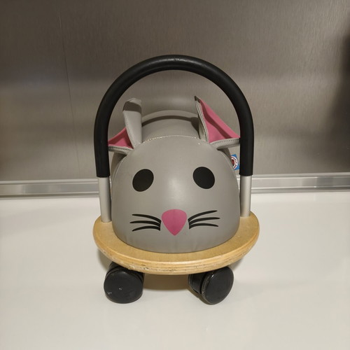 Wheely Bug Mouse wooden ride-on toy for children