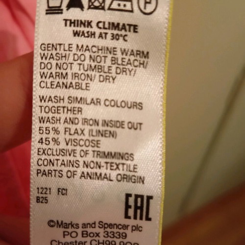 Marks & Spencer Long-Sleeve Midi Shirt Dress Like New Pink XL