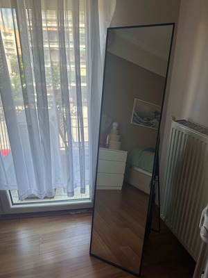 IKEA floor mirror like new, missing top part