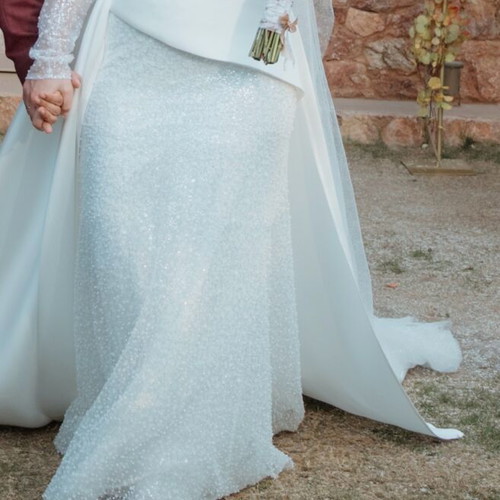 Primalicia wedding dress like new, two pieces, white
