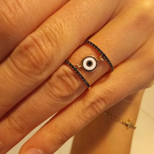14K Rose Gold Ring with Zircon Kritsimis Jewellery New