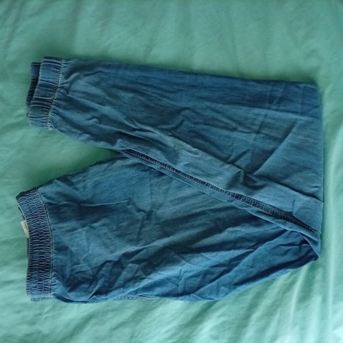 Terranova fabric pants size L like new, blue, summer