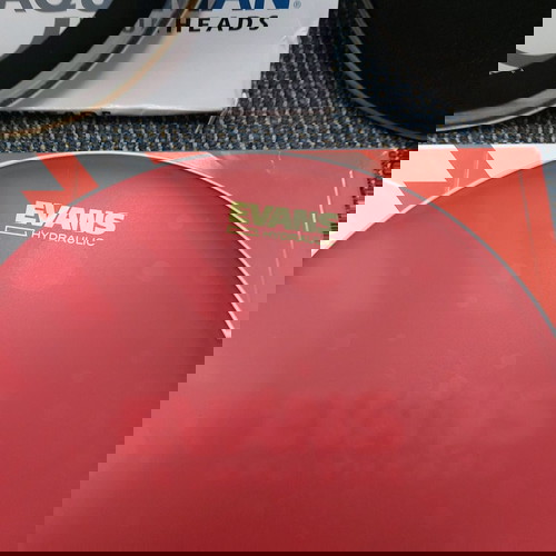 Drum Heads Set 14" Evans Hydraulic, Aquarian, Remo with Free Cymbal