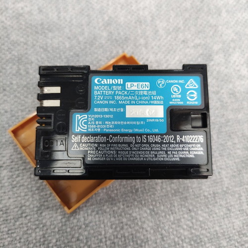 Canon LP-E6N Rechargeable Li-ion Camera Battery used