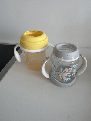 Chicco Εκπαιδευτικά ποτηράκια Transition Cup 4m+ 200ml, σετ 2 τεμαχίων