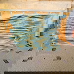  36 ΧΕΙΡΟΠΟΊΗΤΑ ΠΛΕΚΤΑ 20x20. ΚΙΤΡΙΝΟ ΜΕ ΓΑΛΆΖΙΟ.