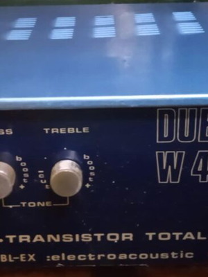 Dubl.Ex W40 PR transistor amplifier used, Greek made