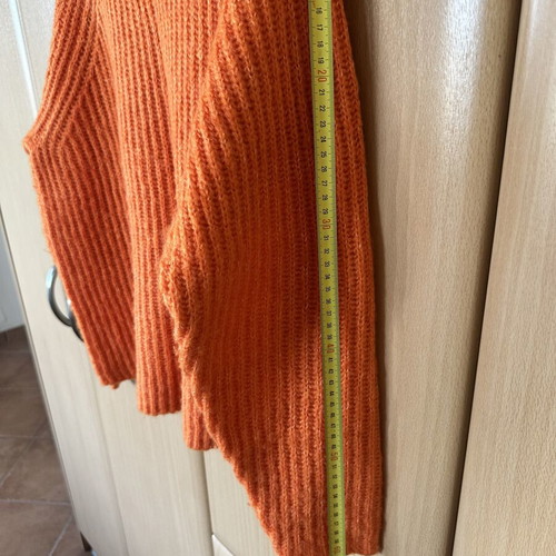 Cubus wool sweater size M like new, bright orange