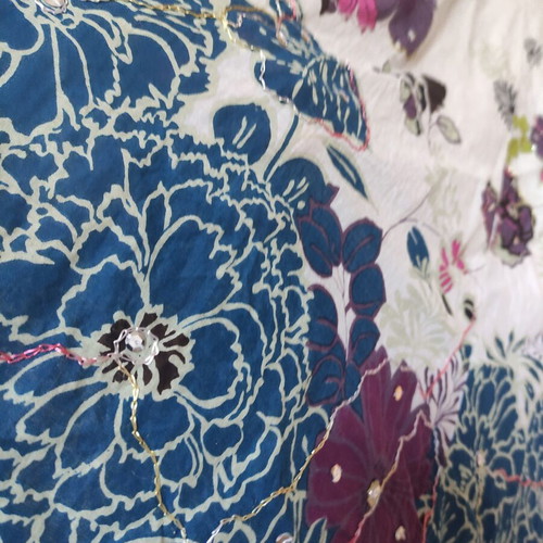 Long cotton dress like new, free size M/L, airy and light for summer