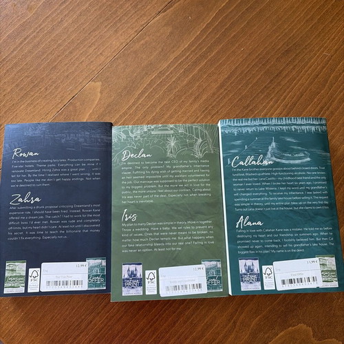 Dreamland Billionaires series by Lauren Asher like new
