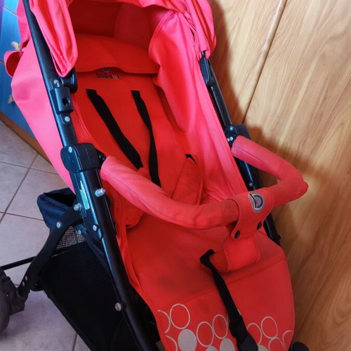 Belletti stroller used with footmuff for newborn and older child