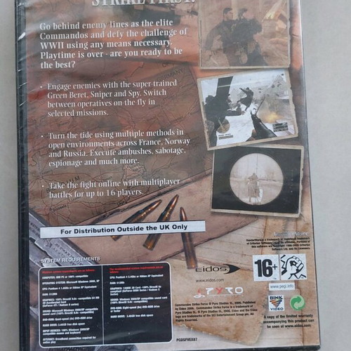 Commandos Strike Force PC game new