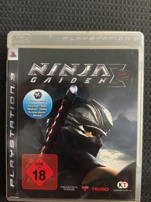 Ninja Gaiden Sigma 2 PS3 game like new, missing manual