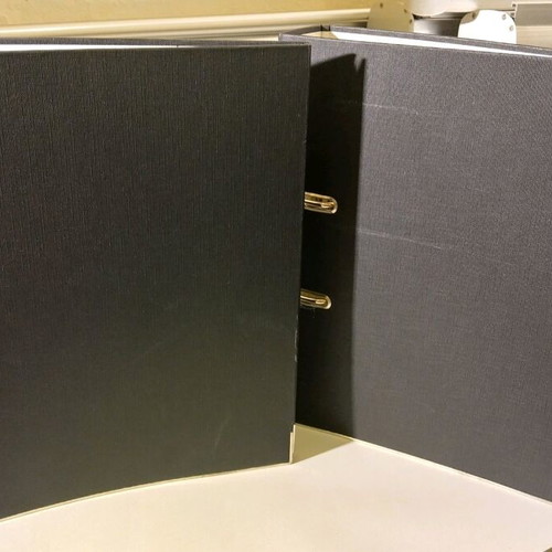 Ring binders used, set of 2, A4 7.5cm with mechanism