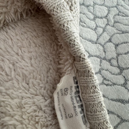 Baby cardigan with inner fur used, 3 months, unisex, 62cm