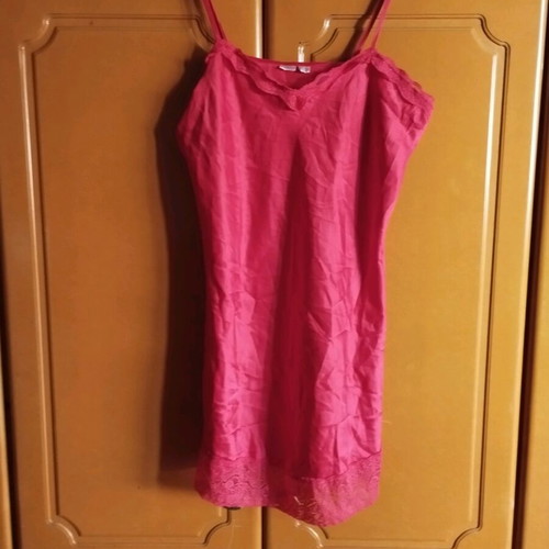Lingerie Esmara red satin with lace like new, size XXXL