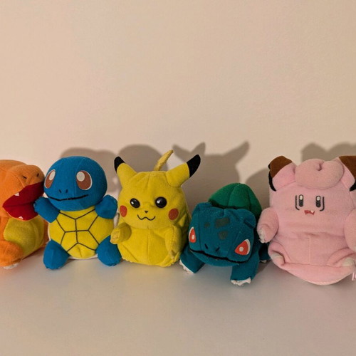 Λούτρινα Pokemon μεταχειρισμένα, πακέτο 5 Tomy με Poke balls