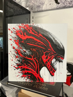 Alien Xenomorph 2 decorative items new, PLA