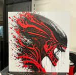 Alien Xenomorph 2 decorative items new, PLA