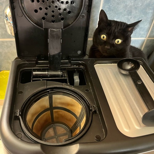 United coffee maker like new with milk frother