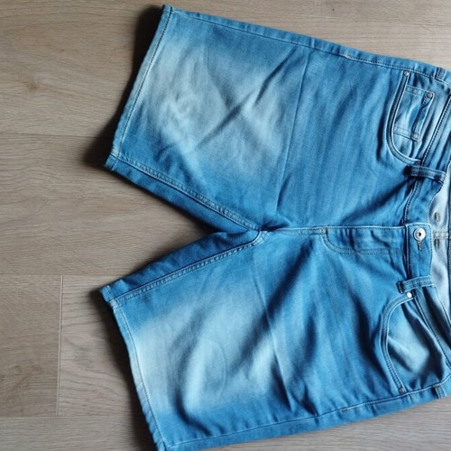 Livergy jean bermuda shorts like new, size W34, blue cotton