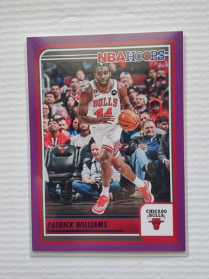 Картичка Patrick Williams Purple NBA Hoops 2023-24 нова