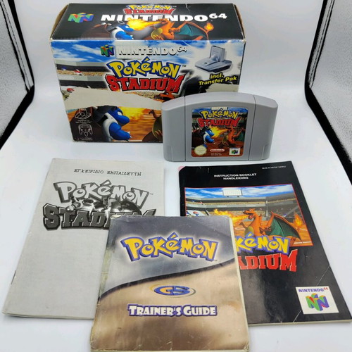Pokemon Stadium Nintendo 64 μεταχειρισμένο με εγχειρίδια και transfer pack