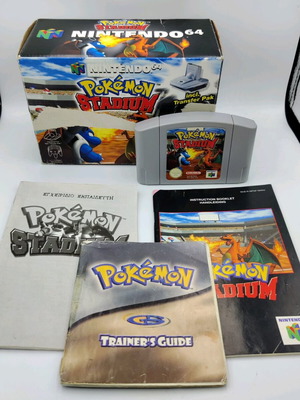 Pokemon Stadium Nintendo 64 μεταχειρισμένο με εγχειρίδια και transfer pack