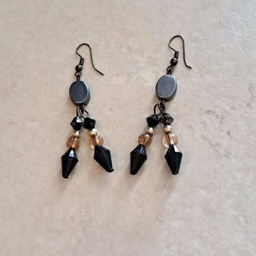 Beaded earrings used