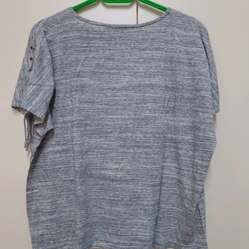Marks & Spencer summer cotton top like new, grey, size 18