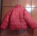 Puffer oversized jacket used, red, size M