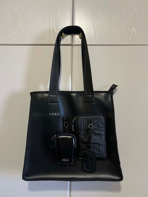 FRNC shoulder bag black new, large size
