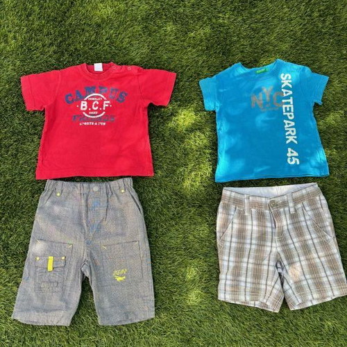 Clothing set for boy 12-18 months like new, 13 pieces summer